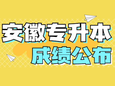 合肥经济学院专升本专业课成绩公布