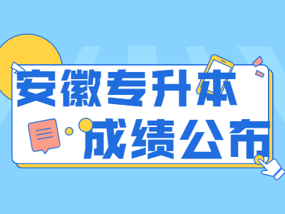 安徽财经大学专升本成绩公布