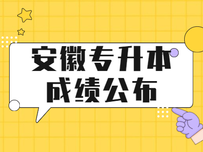 合肥学院专升本专业课成绩公布