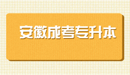 安徽成考专升本