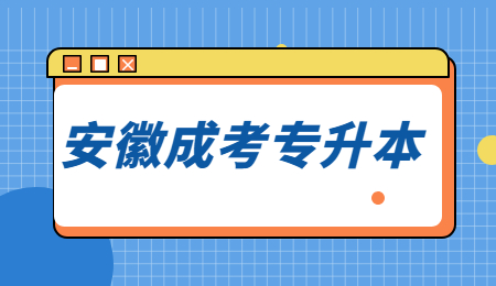 安徽成考专升本