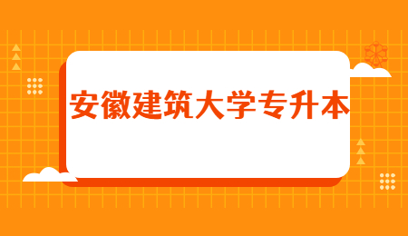 安徽建筑大学专升本