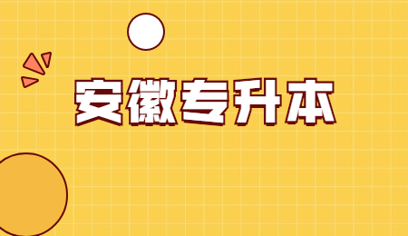 安徽统招专升本学校